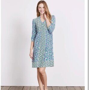 Boden Mollie Dress - Green & Blue 4R